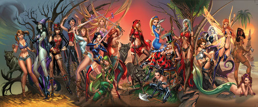 Grimm Fairy Tales #100 Cover F J Scott Campbell Gatefold Variant Presale 9/24