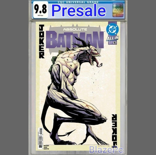 Absolute Batman #15 CGC 9.8 1st Print Cover A Nick Dragotta Joker DC PRESALE