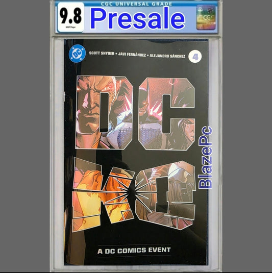 DC K.O. #4 CGC 9.8 Cover A Acetate Javier Fernandez Variant Absolute PRESALE - grayskullhobbies.com