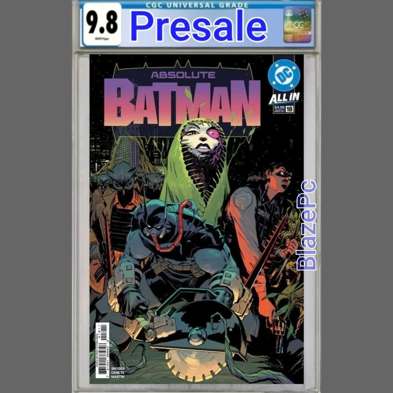 Absolute Batman #18 CGC 9.8 1st Print Cover A Nick Dragotta DC 2026 PRESALE - grayskullhobbies.com
