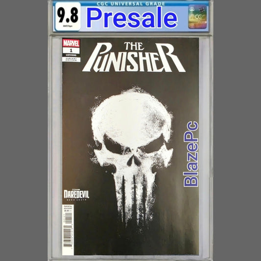 Punisher #1 CGC 9.8 Marvel Television Logo Variant 1st Print 2026 PRESALE - grayskullhobbies.com