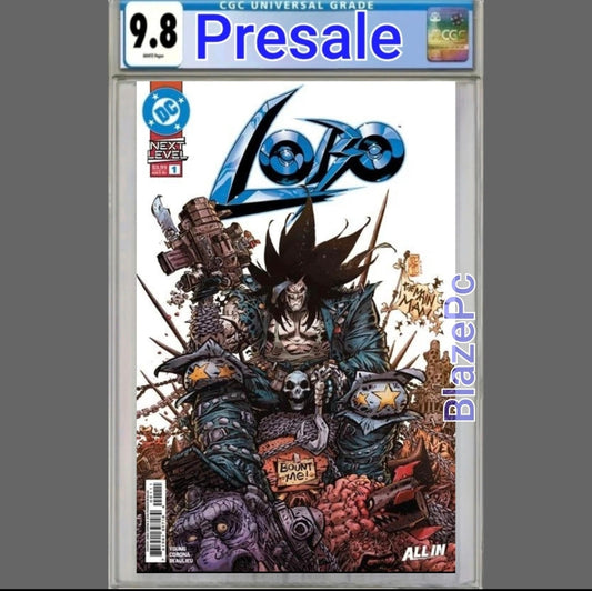Lobo #1 CGC 9.8 Jorge Corona Cover A Variant DC Comics 2026 PRESALE - grayskullhobbies.com
