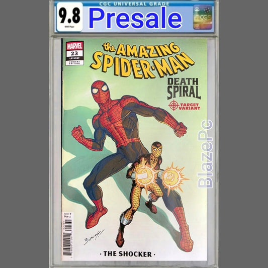 Amazing Spider-Man #23 CGC 9.8 Bagley Classified Target Variant 2026 PRESALE - grayskullhobbies.com