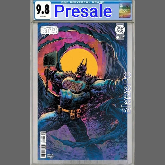 Absolute Batman #19 CGC 9.8 Cover D Liam Sharp Variant Scarecrow PRESALE