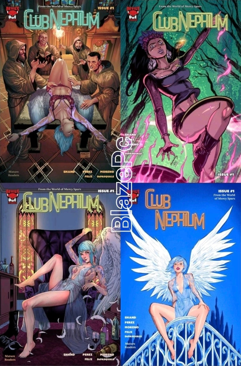 Club Nephilim #1 A B C Variant Set 1:10 Options Devils Due 2026 Presale 5/27