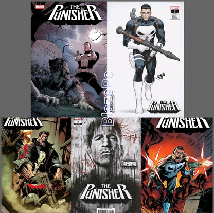 Punisher #3 Cover A B C D Variant Set or 1:25 Options Marvel 2026 Presale 4/29