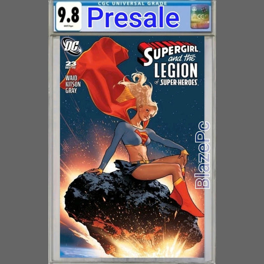 Supergirl and the Legion of Super Heroes #23 CGC 9.8 FACSIMILE Hughes PRESALE