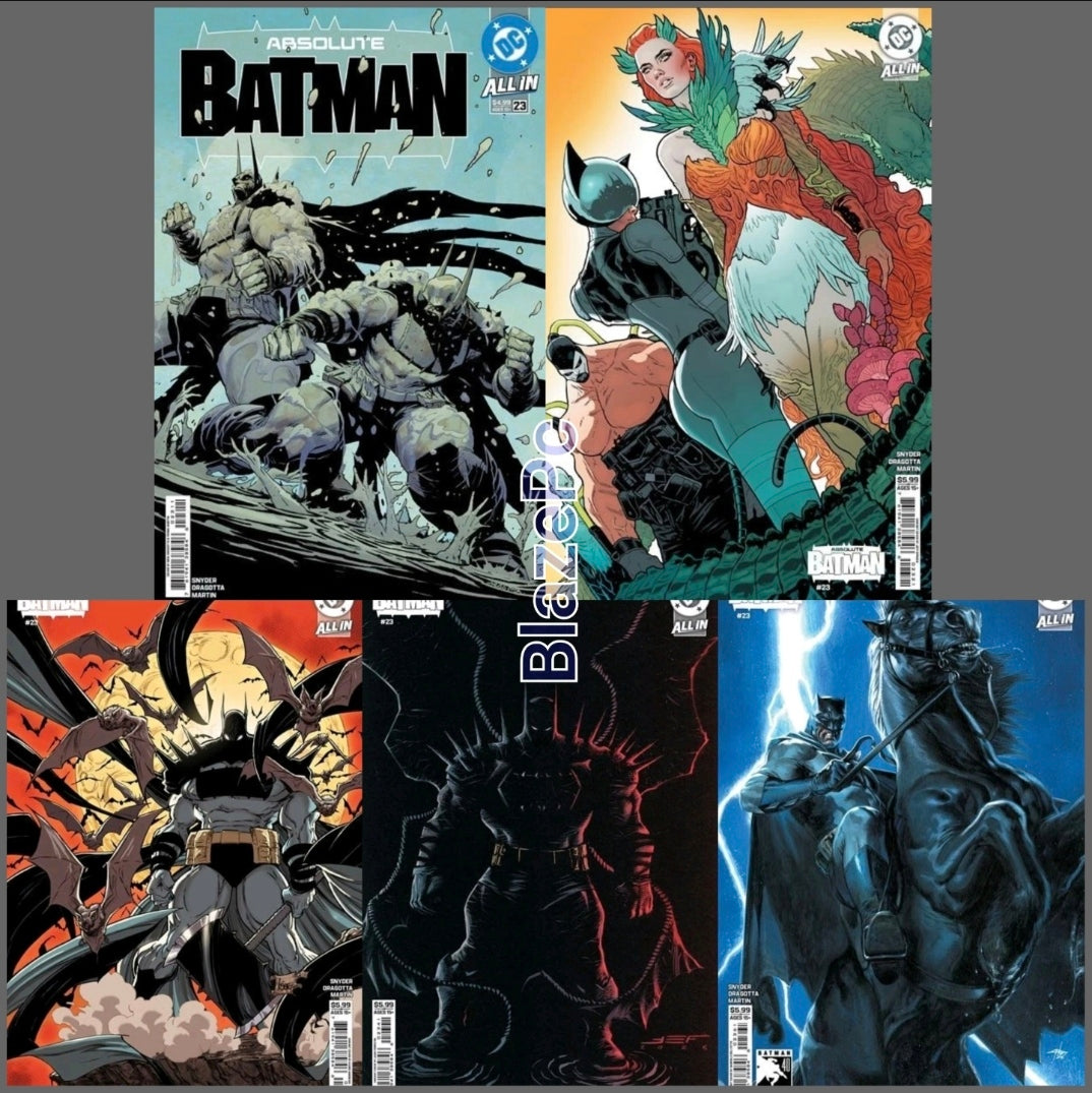 Absolute Batman #23 Cover A B C D E Variant Set or 1:25 Options DC Comics 2026 NM