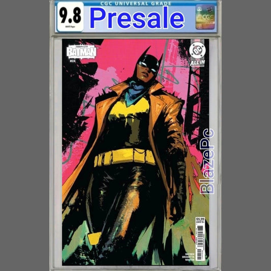 Absolute Batman #24 CGC 9.8 Cover D Sozomaika Variant DC 9/23/2026 PRESALE