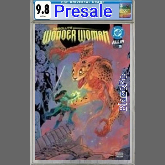 Absolute Wonder Woman #25 CGC 9.8 Cover A Hayden Sherman Gatefold Triptych DC PRESALE