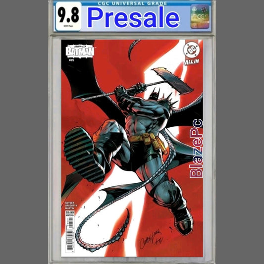 Absolute Batman #25 CGC 9.8 Cover B J Scott Campbell Variant DC 2026 PRESALE