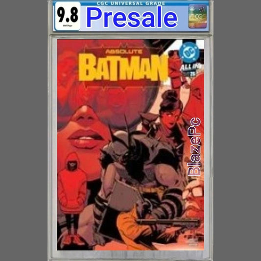Absolute Batman #25 CGC 9.8 Cover A Nick Dragotta Gatefold Triptych DC PRESALE