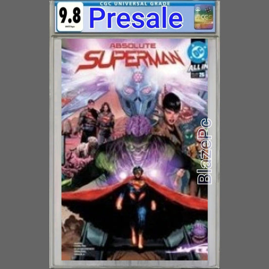 Absolute Superman #25 CGC 9.8 Cover A Rafa Sandoval Gatefold Triptych DC PRESALE