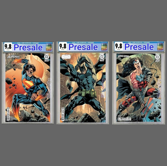 Absolute Batman Superman Wonder Woman #25 CGC 9.8 Hitch Connecting 3 Book Set PRESALE