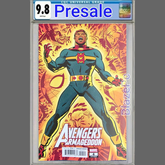 Avengers Armageddon #4 CGC 9.8 Michael Cho Spoiler Variant Marvel 2026 PRESALE