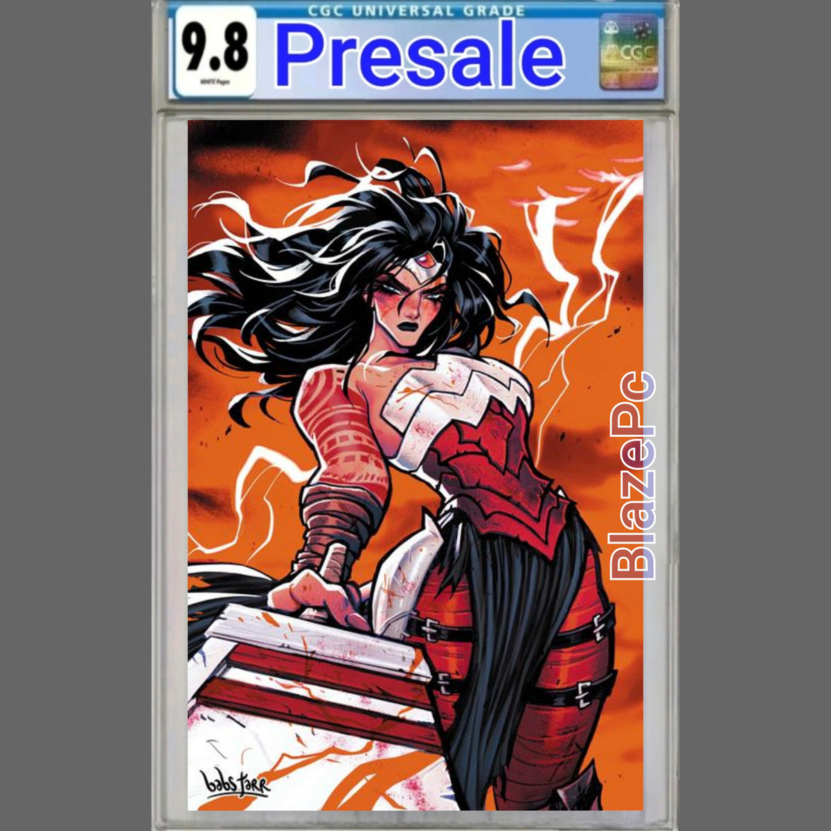 Absolute Wonder Woman #25 CGC 9.8 Cover F Babs Tarr Glow In The Dark Variant DC PRESALE
