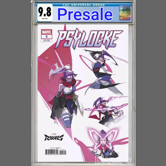 Psylocke #5 CGC 9.8 Netease Marvel Rivals Psylocke Variant 2025 PRESALE
