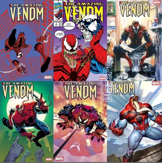 The Amazing Venom #1 Cover A B C D E F Variant Set Options 2026 Presale 9/30