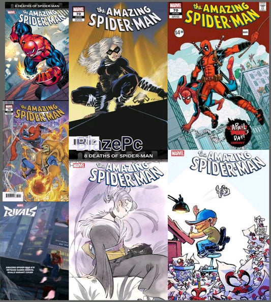 Amazing Spider-Man #70 Cover A B C D E F G Variant Set Options 2025 NM