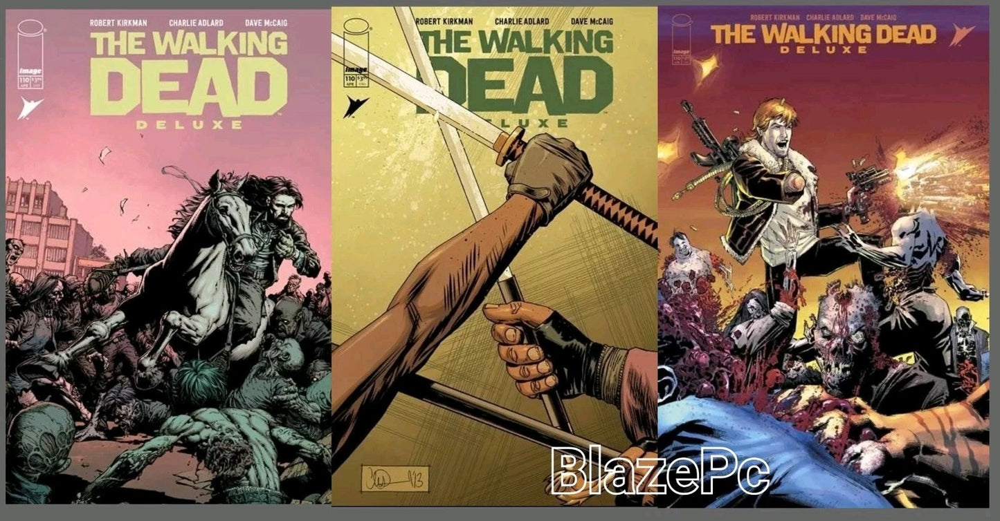 Walking Dead Deluxe #110 Cover A B C Variant Set Option Image Comics 2025 NM