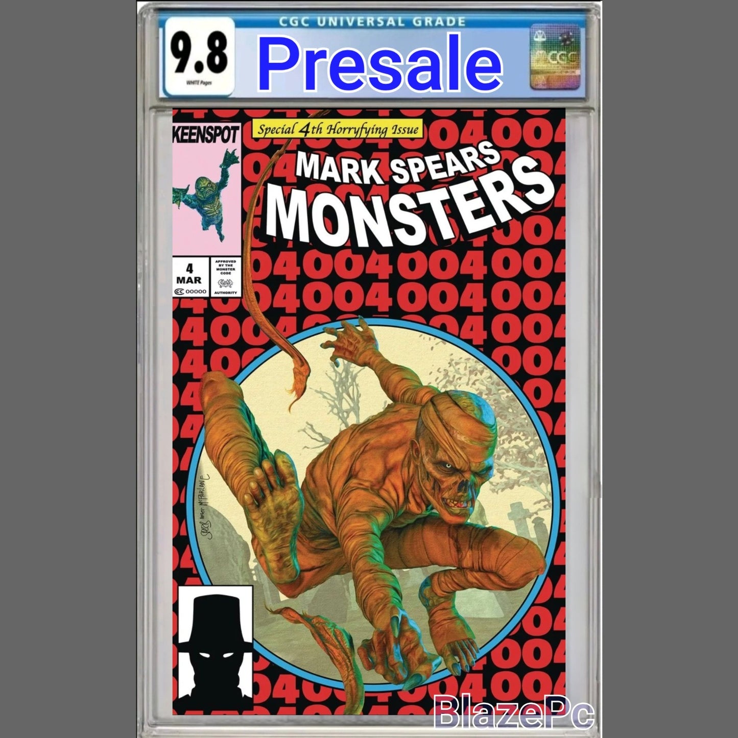 Mark Spears Monsters #4 CGC 9.8 Cover D ASM #300 Homage Variant 2025 PRESALE