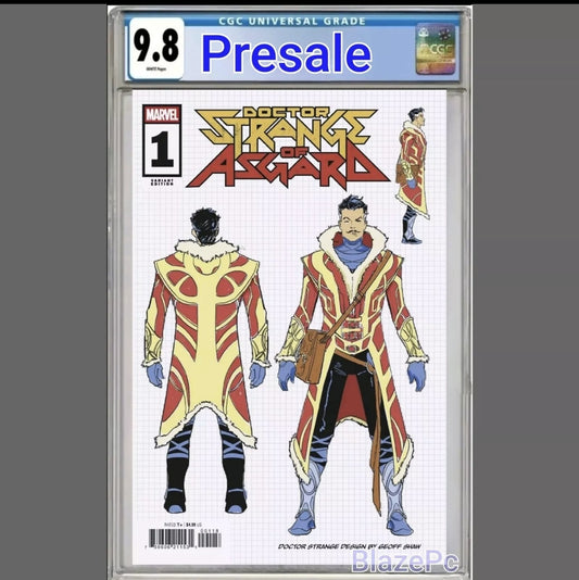 Doctor Strange of Asgard #1 CGC 9.8 1:10 Geoff Shaw Design Variant 2025 PRESALE