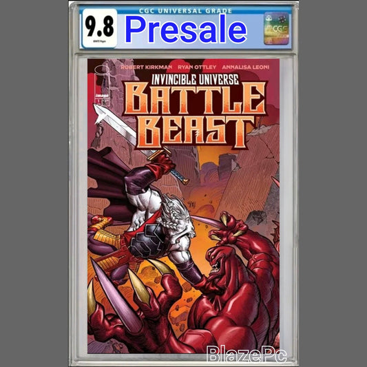 Invincible Universe Battle Beast #1 CGC 9.8 1:10 Ej Su Variant PRESALE
