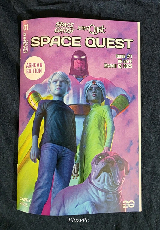 Space Quest Ashcan Edition Mark Spears Cover Dyanmite Comics 2025 NM