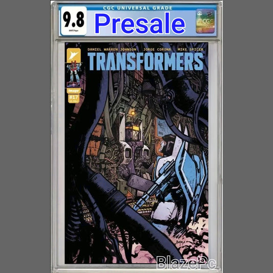 Transformers #17 CGC 9.8 Daniel Warren Cover A 1st Print Image 2025 PRESALE
