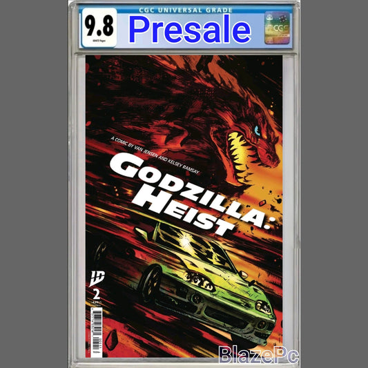 Godzilla Heist #2 CGC 9.8 Pablo Tunica Fast and Furious Homage Variant PRESALE