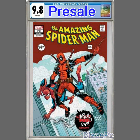 Amazing Spider-Man #70 CGC 9.8 Brent Schoonover April Pools Variant PRESALE