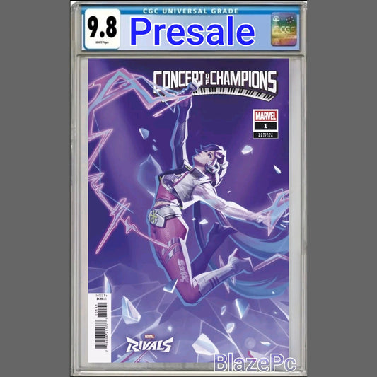 Concert of Champions #1 CGC 9.8 Netease Marvel Rivals Variant 2025 PRESALE