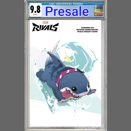 Avengers #24 CGC 9.8 Netease Marvel Rivals Jeff Landshark Variant 2025 PRESALE