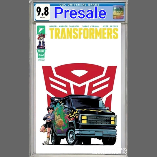 Transformers #12 CGC 9.8 2nd Print Cover B Howard Autobot Variant 2025 PRESALE