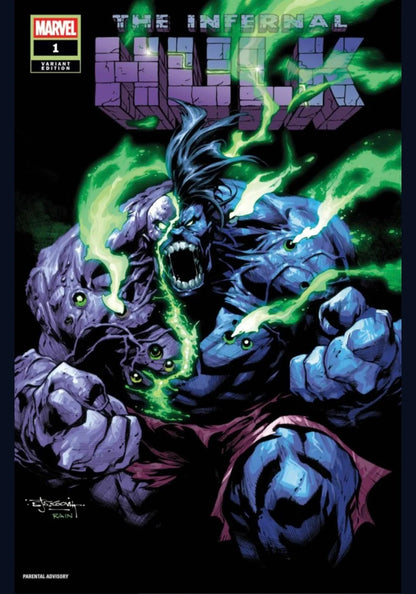 Infernal Hulk #1 Cover A B C D E Variant Set 1:25 1:50 Options Marvel 2025 NM